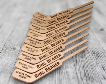 Hockey Stick Custom Hockey 13" Stick Personalized Hockey Stick Engraved Hockey Stick Best Man Ring Bearer Gift Birthday Wood Hockey Stick