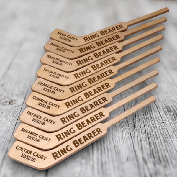 Custom Wood Mini Hockey Stick Etsy