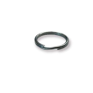 May include: A silver key ring with a split ring opening.