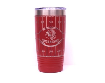 Personalized Tumbler Football Tumbler Football Mom Football Dad Football Cup Coaches Gift Football Coach Mascot Football Gift