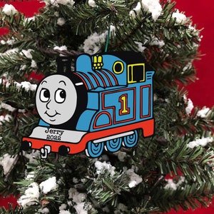 Thomas The Train Christmas ornament Personalized Ornament Kids Ornament Boys Ornament Girls Ornament Stocking Stuffer