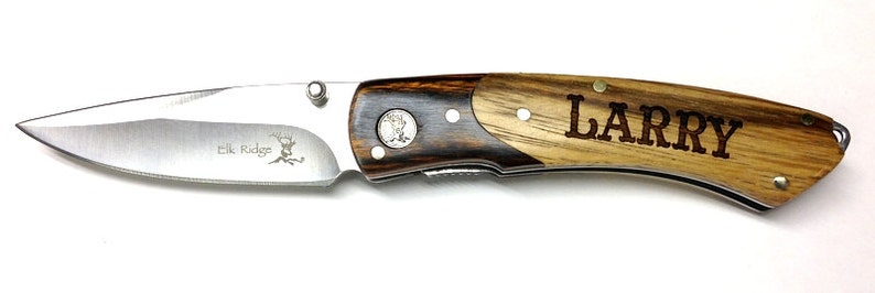 Pocket Knife Personalized Knife Engraved Knife Best Man Gift Folding Knife Hunting Knife Survival Knife Fishing Knife ER301 image 5
