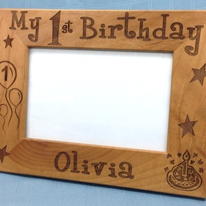 Birthday Picture Frame 4 x 6 image 1