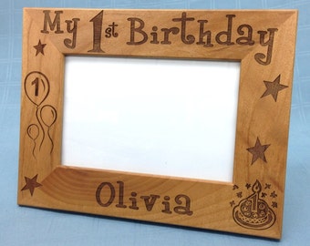 Custom Birthday Picture Frame Personalized Picture Frame Birthday Picture Frame 5x7 Frame