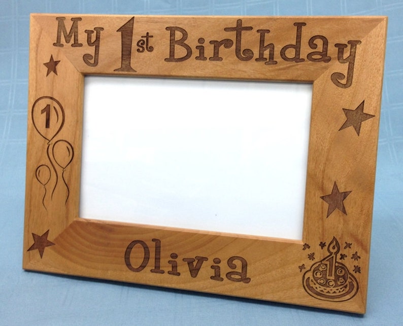 Birthday Picture Frame 4 x 6 image 1