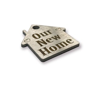 First New House Key Ring Personalized Key Ring Engraved Stainless Steel Keyring Our First Home Keyring