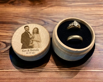Wedding Ring Box Engagement Ring Box Wooden Ring Box Personalized Ring Box Wedding Ring Box Holder