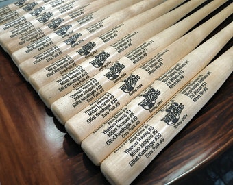 18" Personalized Baseball Bat Custom Baseball Bat Engraved Bat Engraved Baseball Bat Trophy Bat Players Bat Coaches Bat BIRCH18R