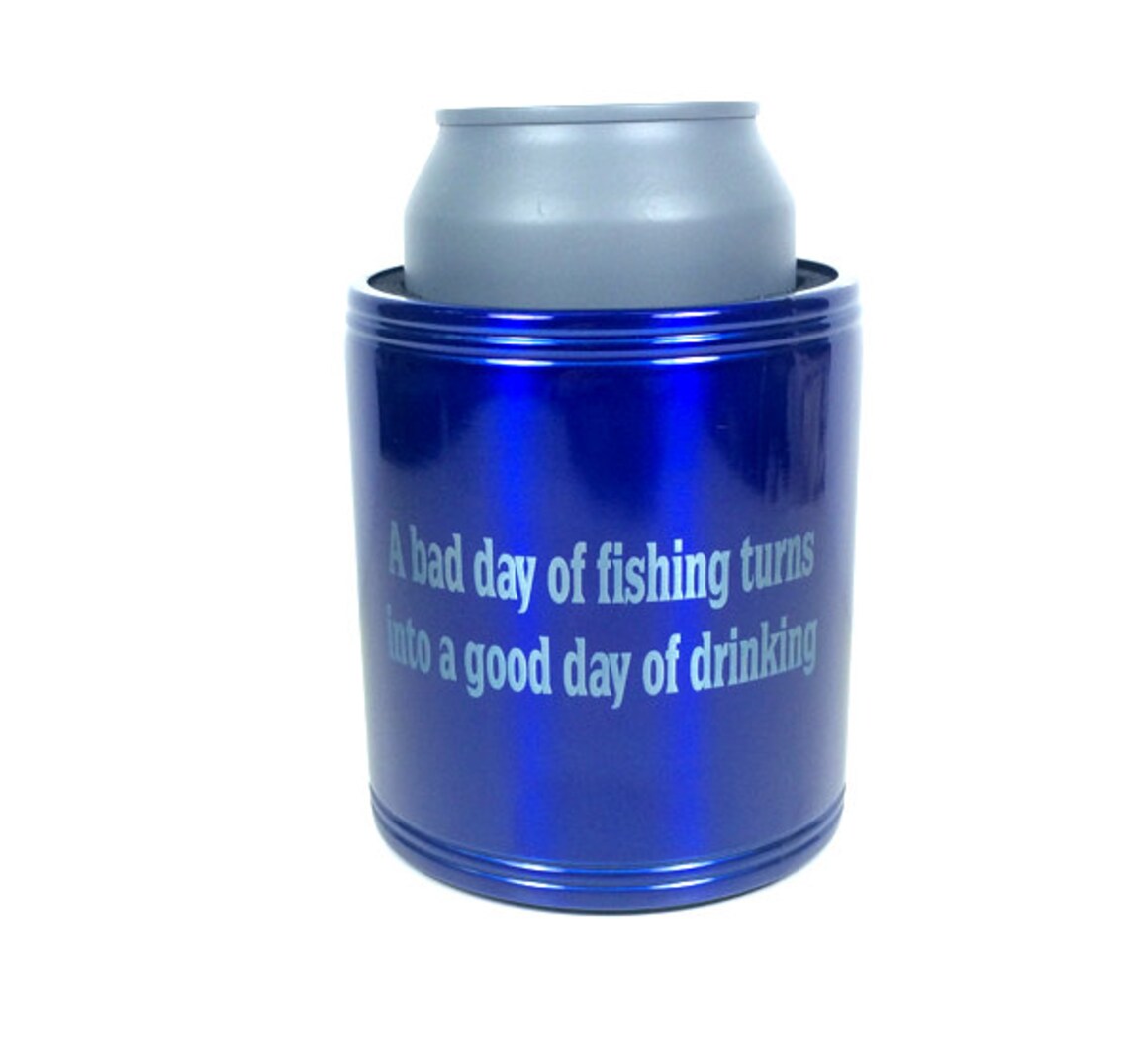 Personalized Beverage Can Holder Stainless Steel Beer Can Etsy