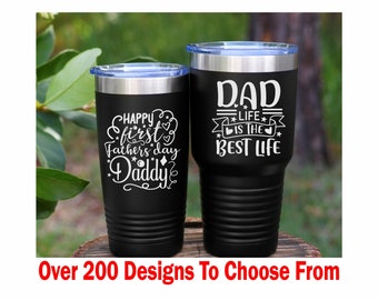 Father's Day Personalized Tumbler Gift For Dad Father's Day Gift From Son Best Dad Ever Father's Day Over 200 Designs