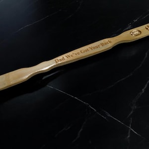 Personalized Back Scratcher Back Scratcher Engraved Back Scratcher Bamboo Back Scratcher Fathers Day Gift Custom Back Scratcher
