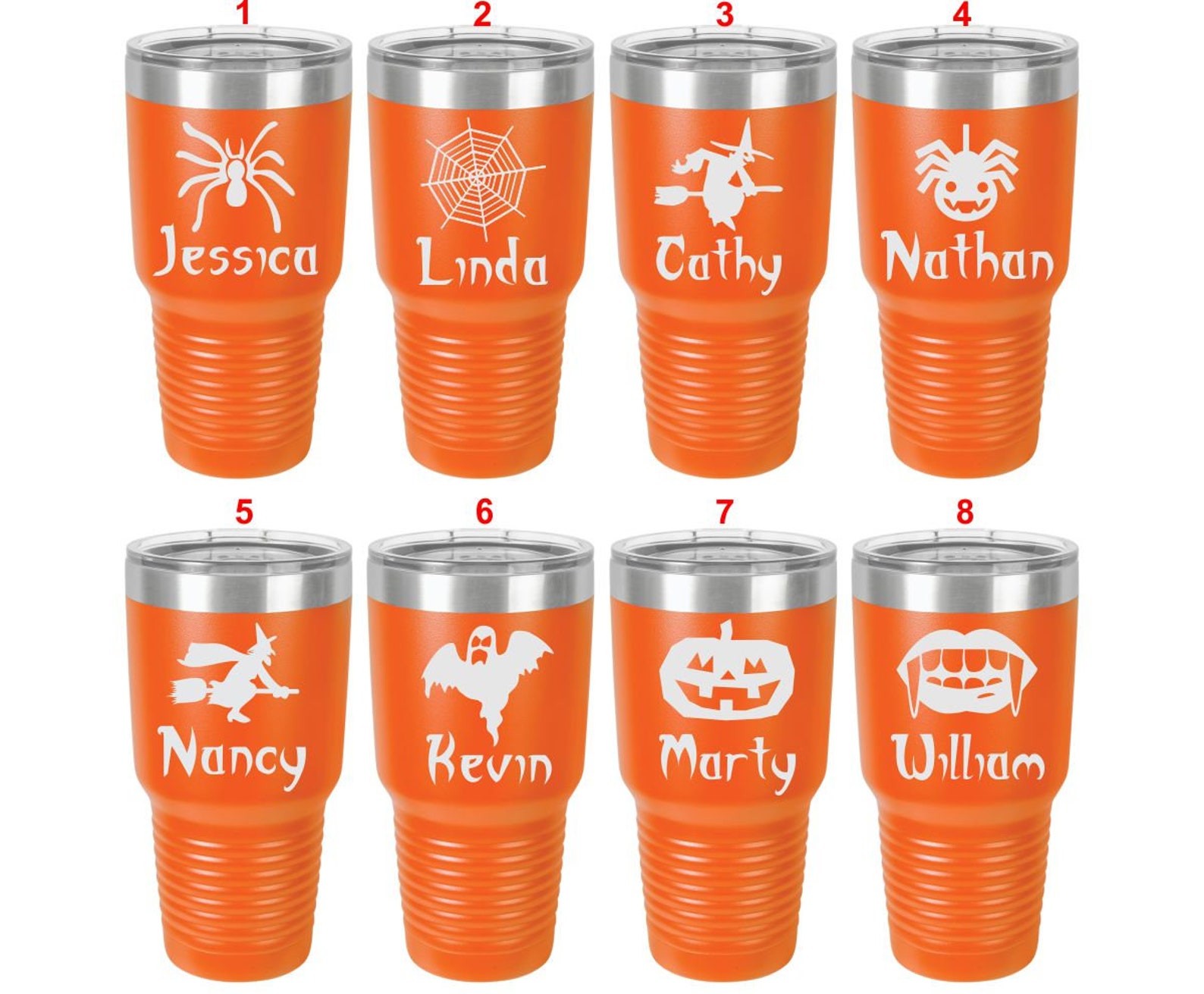 Personalized Tumbler Halloween Tumbler Wedding Gifts Etsy