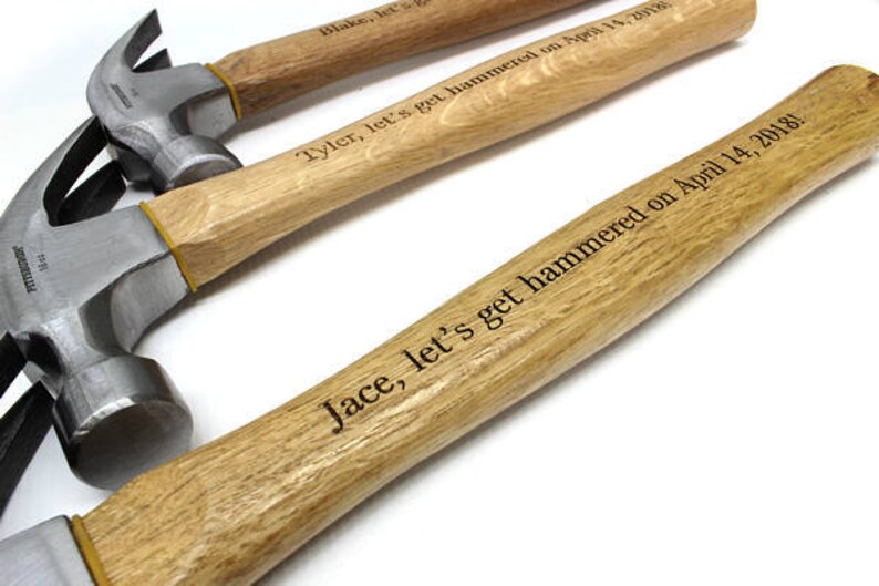 Personalized Hammer Engraved Hammer Gift for Dad Fathers Day Best Man Gift Father of Bride Father of Groom Claw Hammer image 2