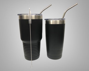 Stainless Steel Straws Tumbler Straw Metal Straw Drinking Straw Great for 20oz & 30oz Tumblers Straw Cleaning Brush