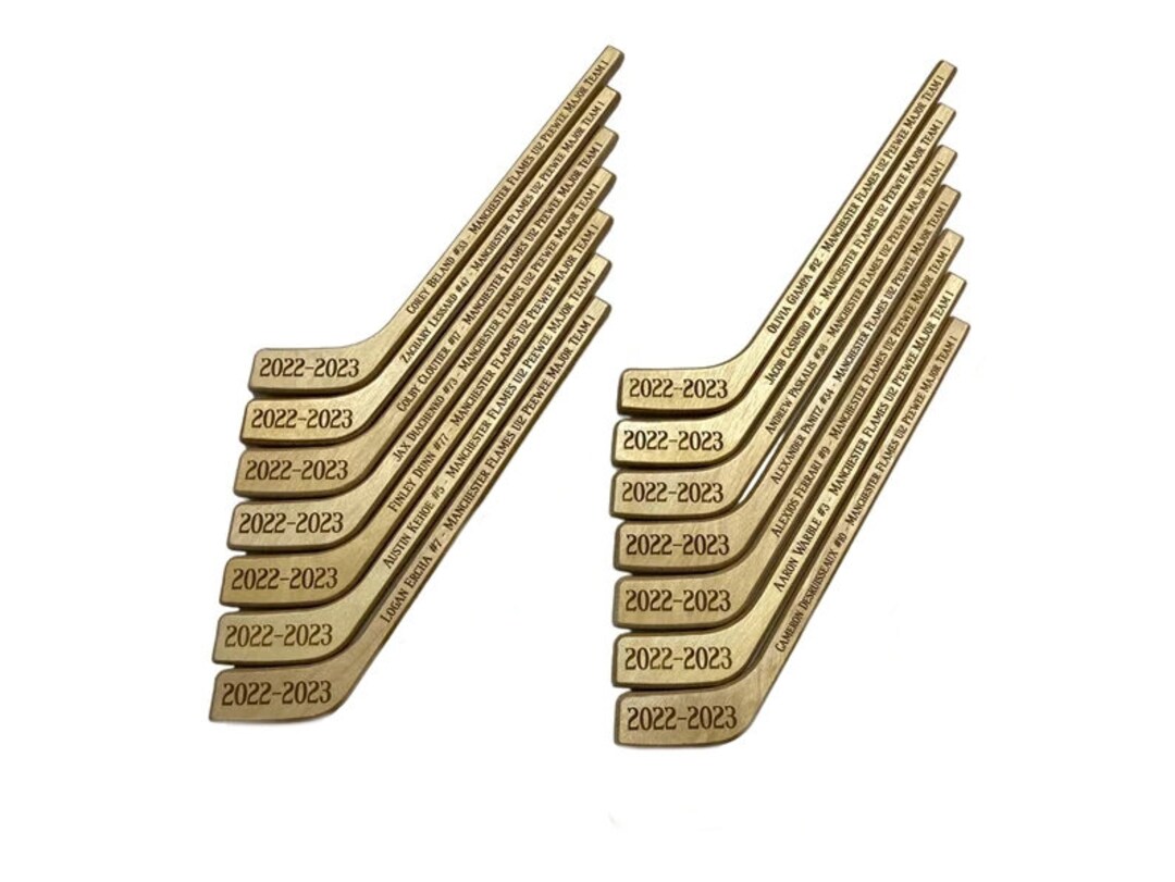 Hockey Stick Custom Hockey Stick Personalized Hockey Stick Engraved