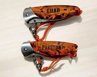 Pocket Knife Personalized  Hunting Knife Fishing Knife Survival Knife   Birthday EP001OC