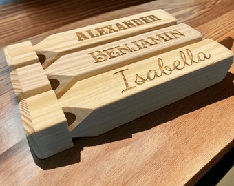 Wooden Train Whistle Personalized Train Party Train Birthday Wooden Train Whistle Ring Bearer Gift