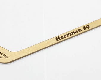 Hockey Stick,Custom Hockey Stick,Personalized Hockey Stick,Engraved Hockey Stick,Best Man Gift, Groomsmen Gift,Ring Bearer Gift,Birthday,HS3