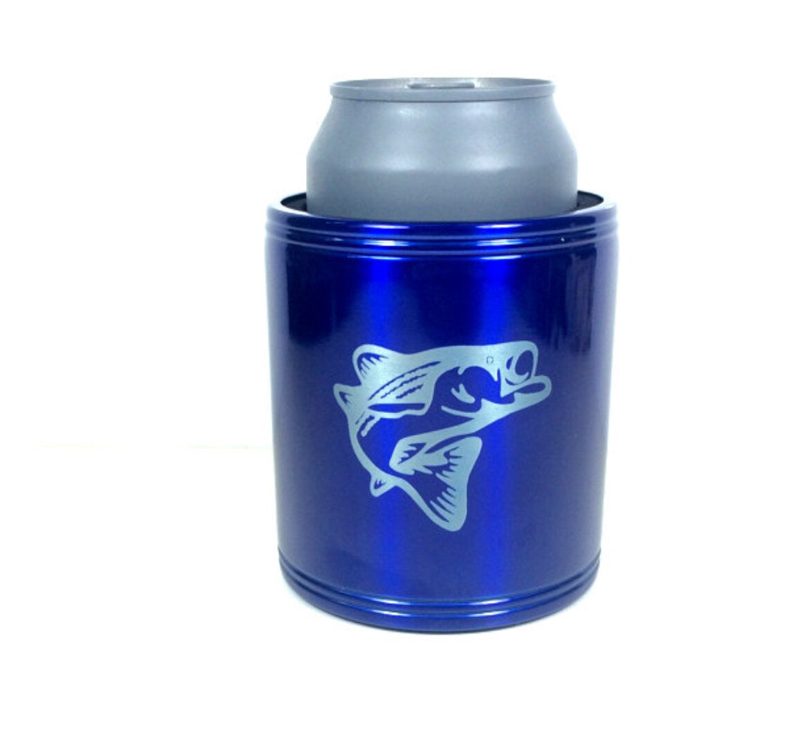 Personalized Beverage Can Holder Stainless Steel Beer Can Etsy