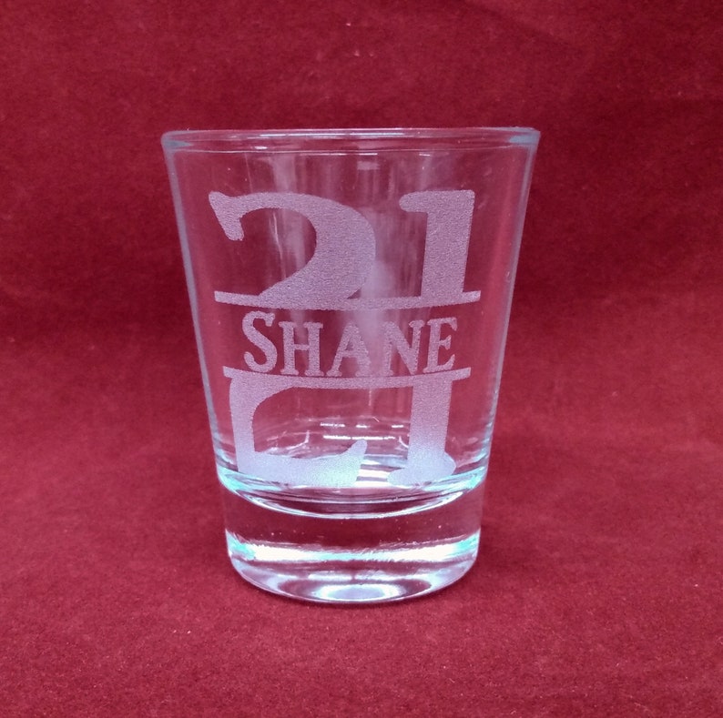 Etched Shot GlassPersonalized Shot GlassMonogrammed Shot Etsy