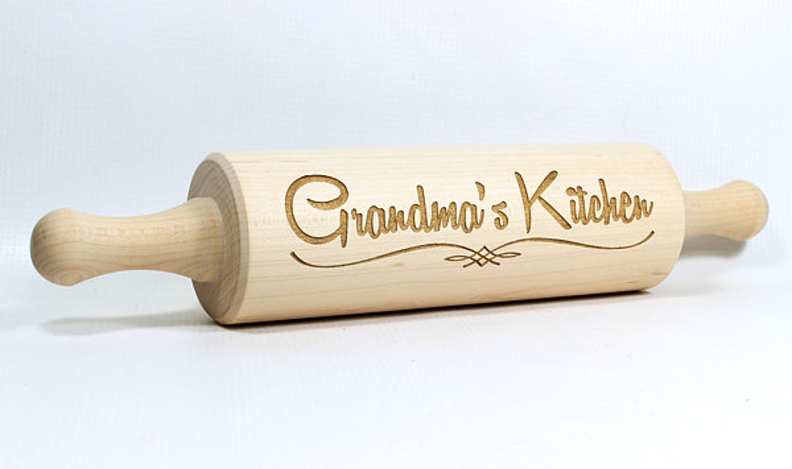 Engraved Rolling Pin Personalized Rolling Pin Wedding Gift Etsy