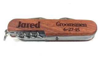 Pocket Knife Multitool Knife Personalized Knife Engraved Knife   Best Man Gift Survival Knife Fishing Knife