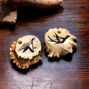 Deer Antler Key Ring Personalized Keyring Engraved Keyring Custom Key Ring Keychain