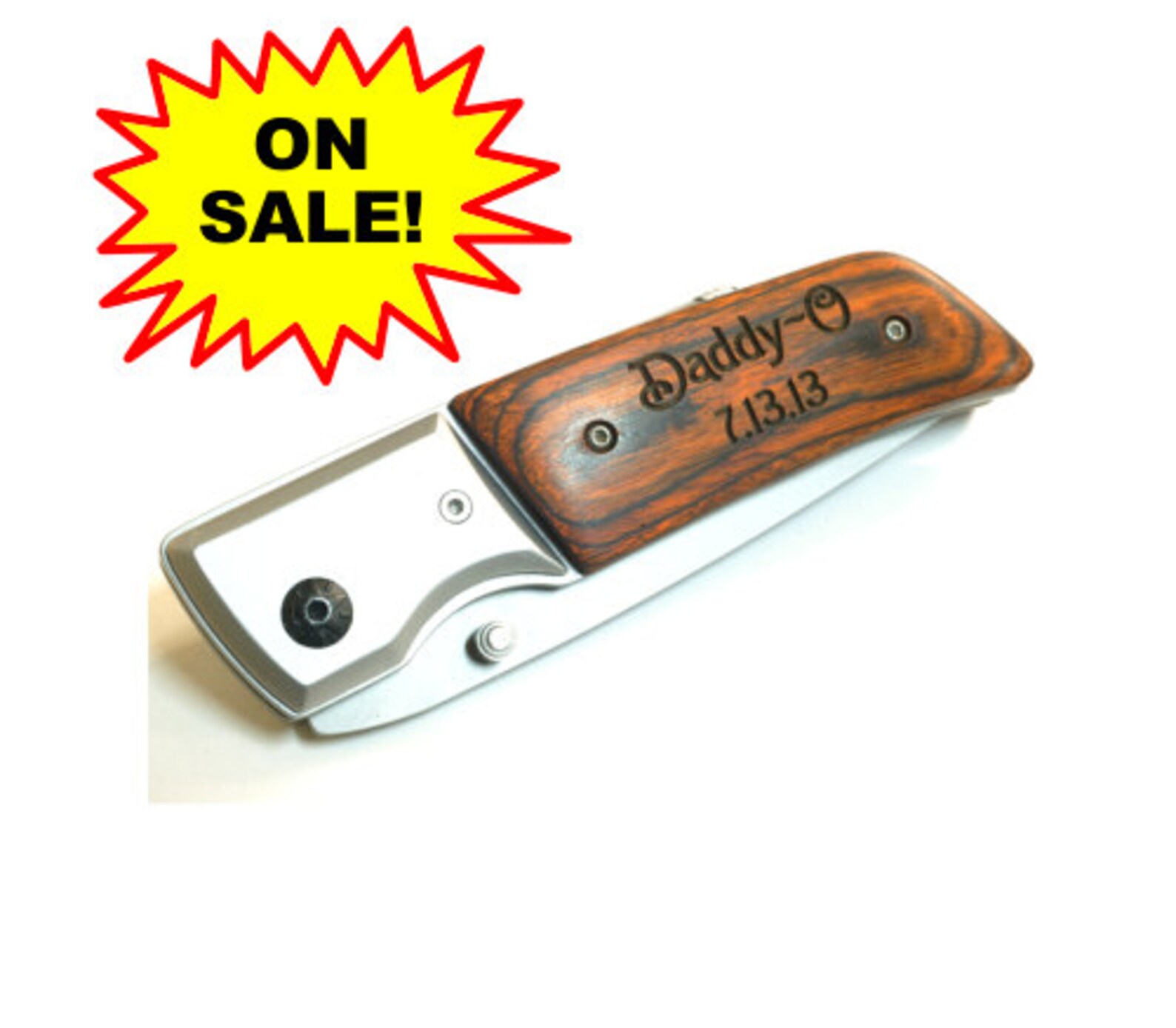 Personalized Pocket Knife LED Light Best Man Gift Groomsmen Etsy