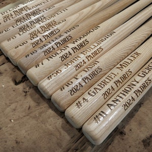 18&quot; Mini Baseball Bat Little League Personalized Baseball Bat Baseball Trophy Bat Custom Engraving Mini Bat Coach Bat Players Bat ASH18