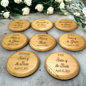 Personalized Pocket Mirror,Laser Engraved Pocket Mirror, Maid of Honor Gift, Bridesmaid Gift, Mother of the Bride Gift,LGMIRROR