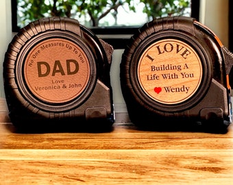Personalized Tape Measure Father's Day Gift Gift for Husband Valentine Gift Gift For Dad Gift For Grandpa Custom Tape Measure Carpenter Gift