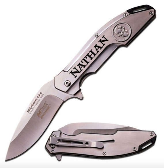 Pocket Knife Personalized Knife Folding Knife Best Man Gift