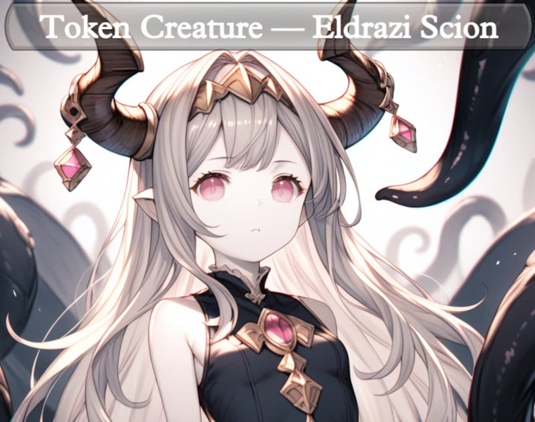 3x Anime Eldrazi Token Set: Custom MTG Scion & Spawn - EDH Proxy - Etsy