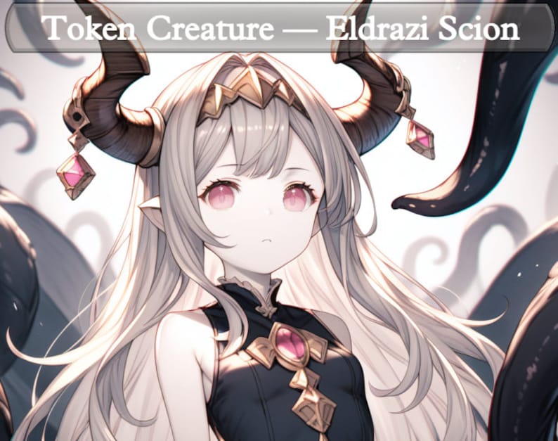 3x Anime Eldrazi Token Set: Custom MTG Scion & Spawn - EDH Proxy - Etsy