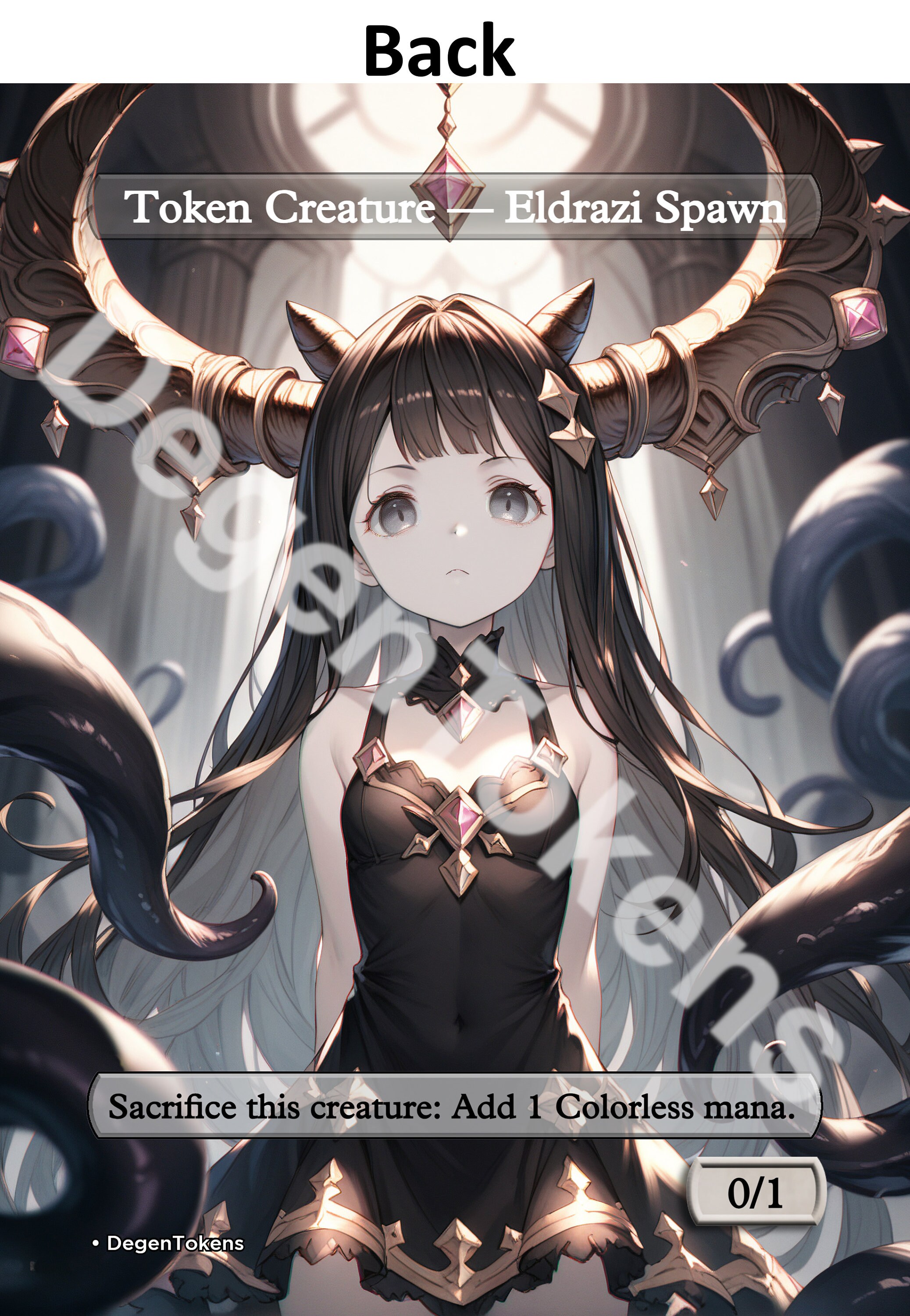 3x Anime Eldrazi Token Set: Custom MTG Scion & Spawn - EDH Proxy - Etsy