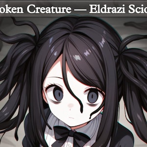 3x Anime Eldrazi Token Set - Custom MTG doppelseitig 1/1 Scion & 0/1 Spawn Waifu Tokens EDH Proxy