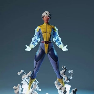 Storm From Statue STL File, 3D Digital Printing STL File for 3D Printers, Movie Characters, Games, Figures, Diorama 3D Model