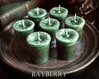 Bayberry Votive Candle for Yule and Christmas