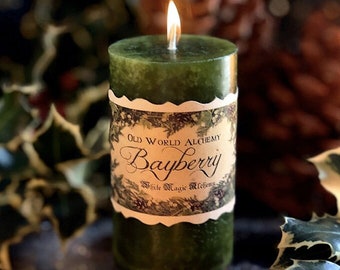 Bayberry Candles Old World Alchemy for Abundance, Yule