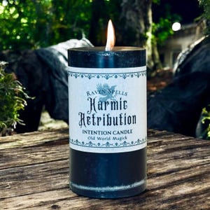 Karmic Retribution Spell Candle to Remove Curses, Clear Energetic Ties