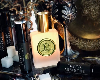 Gothic Absinthe | Alchemy Ritual Perfume Oil, Essence of Darkness & Green Fairy Visions