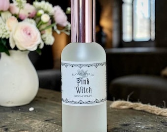 Pink Witch Room Spray, Pink Sugar Vanilla, Lemon Drop, Fragrance Mist