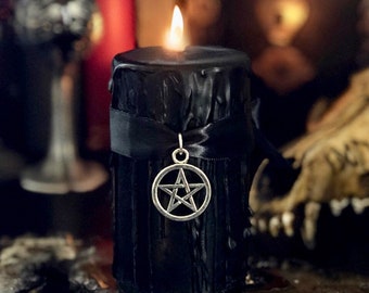 Witches Magick Candles with Dragons Blood, Copal, Amber & Sandalwood | The Original Witch Candle by White Magick Alchemy