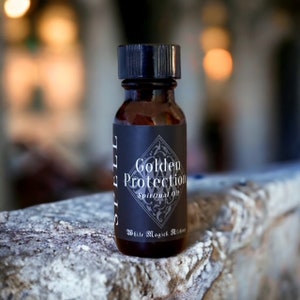 Golden Protection SPELL Oil by White Magick Alchemy