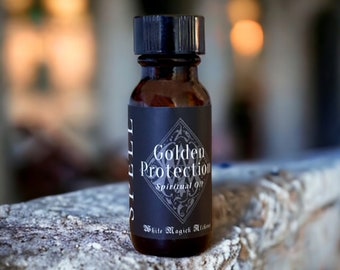 Golden Protection SPELL Oil by White Magick Alchemy