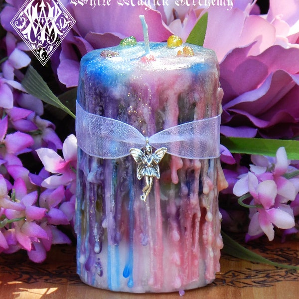 Faerie Muse Ambrosia Herbal Alchemy Magick Candle 2x3