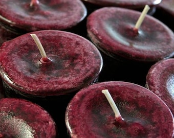 Dragons Blood Votive Candles with Golden Seal Dragons Blood, Witchcraft, Protection, Banishing