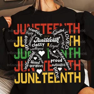 Juniteenth Png, jede Kette brechen Png, Kokette Juniteenth Png, Schwarze Geschichte Monat Hemd Png, seit 1865 Png, Afrika Karte Png, Schleife Png