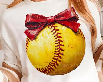 Softball Coquette Png, Game Day Shirt Design, Retro Softball Png, Softball Bow Png, Softball Mom, Softball Mama Png, Retro Sports Png