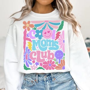 Cool Mom Club PNG, Christian Mama Png, Mom Life png, trendy mom png, Groovy Mom png, Mama png, Gift For Mom Png, Happy mother&#39;s Day png